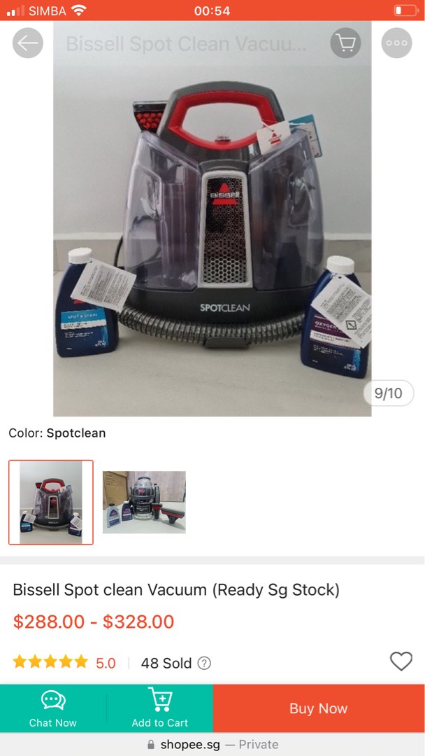 BISSELL SPOTCLEAN VACUUM EXTRACTOR, TV & Home Appliances, Vacuum