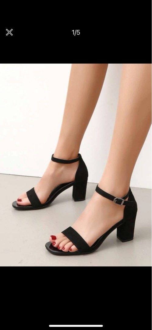 Chunky ankle strap sandals sale