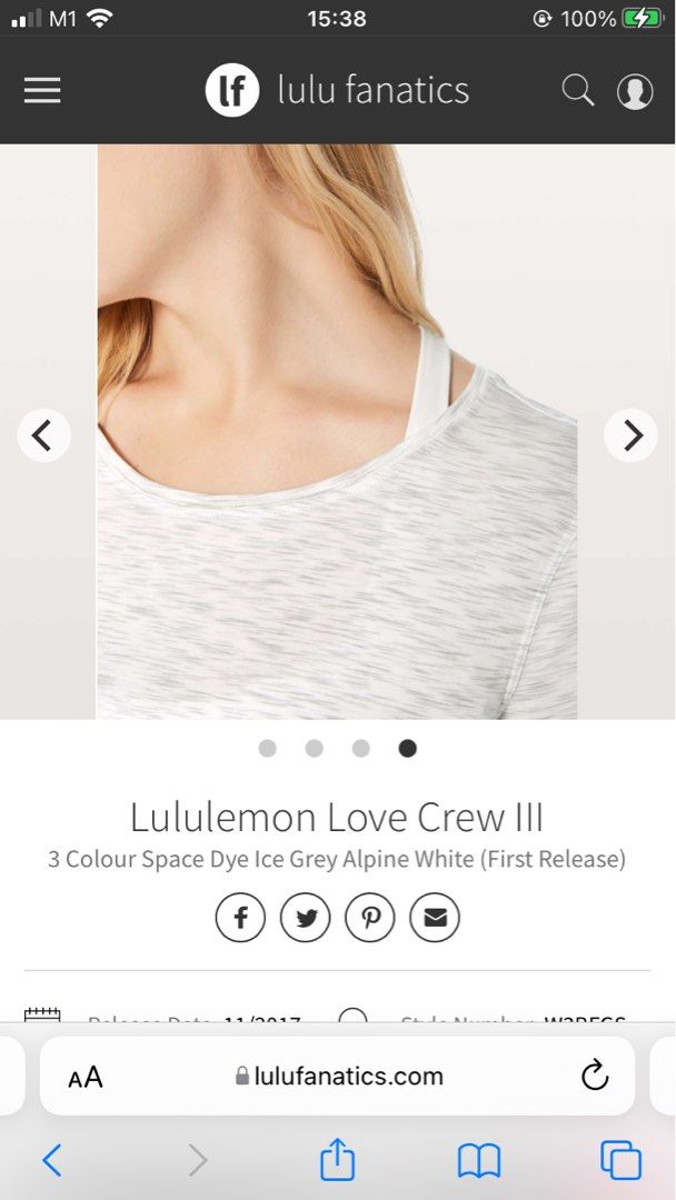 Lululemon Love Tank II - White (First Release) - lulu fanatics