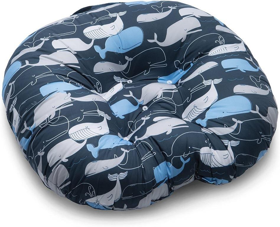 Boppy Newborn Lounger, Big Whale Navy, Babies & Kids, Baby Nursery