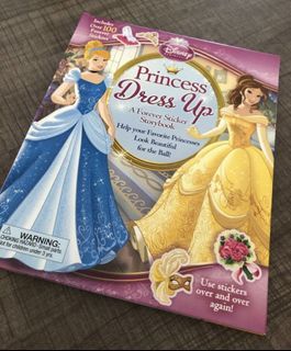 Brand new BN disney sticker book mermaid princess pretend play scene