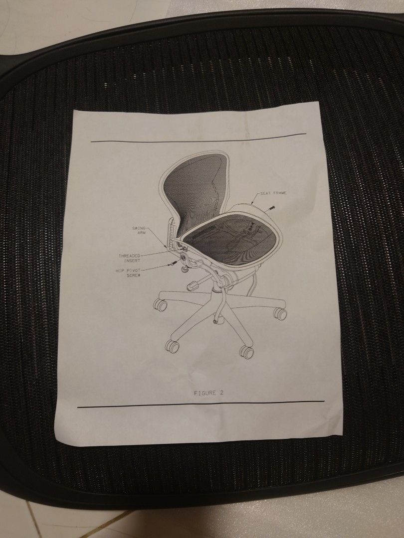 *Brand New* Herman Miller Aeron seat replacement, Furniture & Home