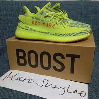 Yeezy 350 frozen yellow fake on sale