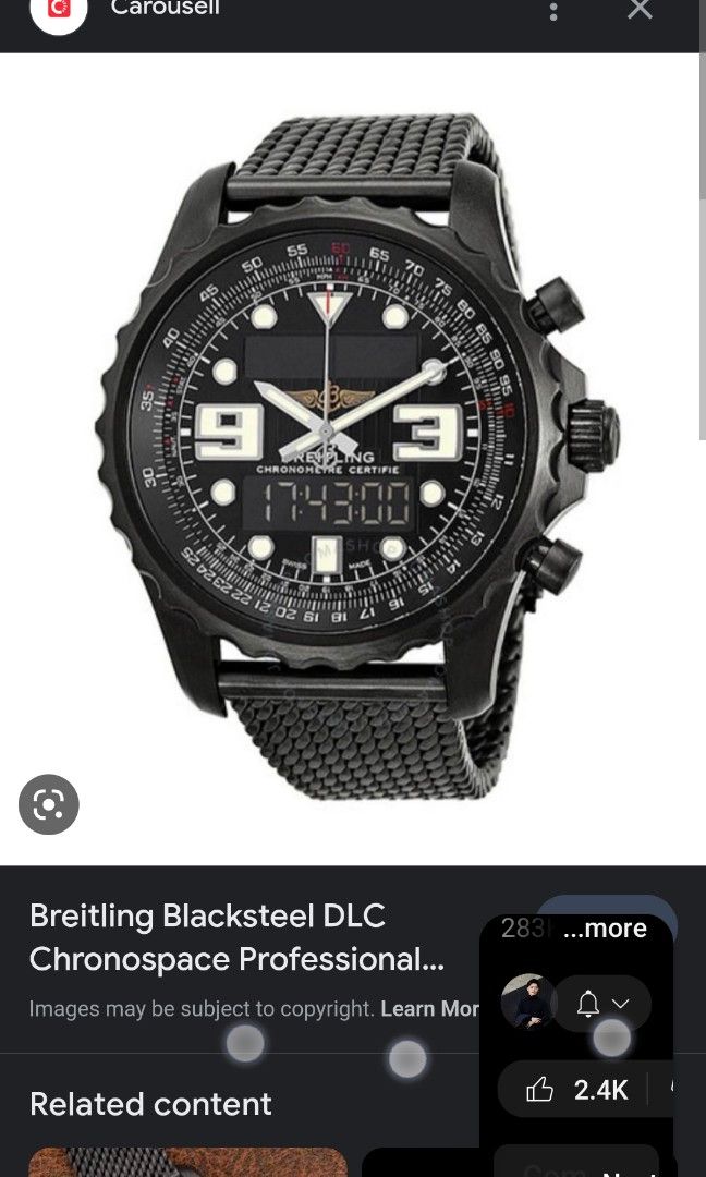 Breitling chronospace blacksteel online