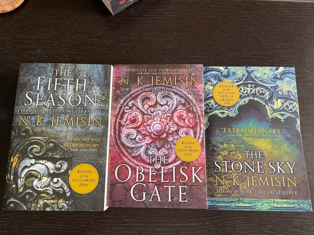 Broken earth trilogy set by NK Jemisin (the fifth season obelisk gate