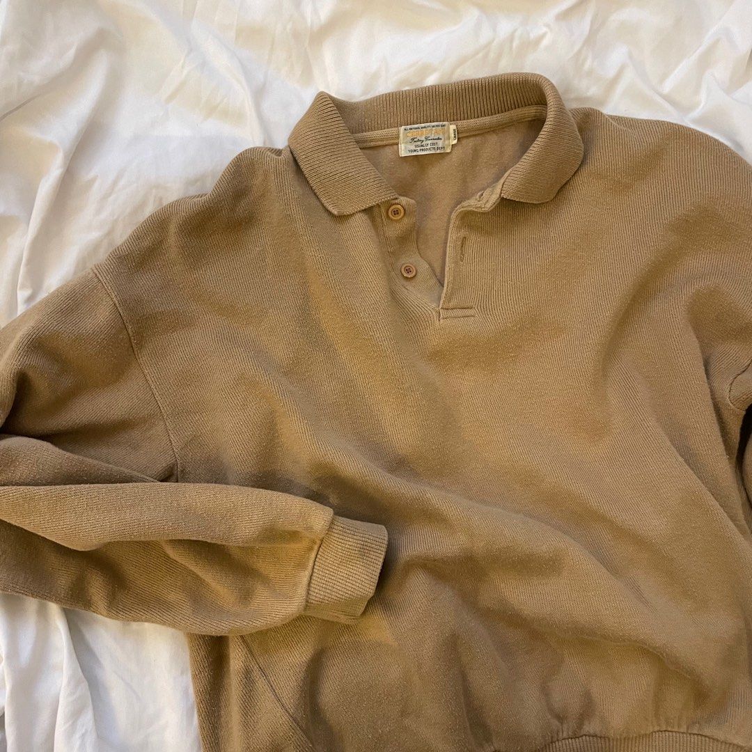 Brown Collared Sweater (Category: Longsleeves) located in Pasig City. Submitted by clainee (Listing ID 1229470525, Image 2). Description: .