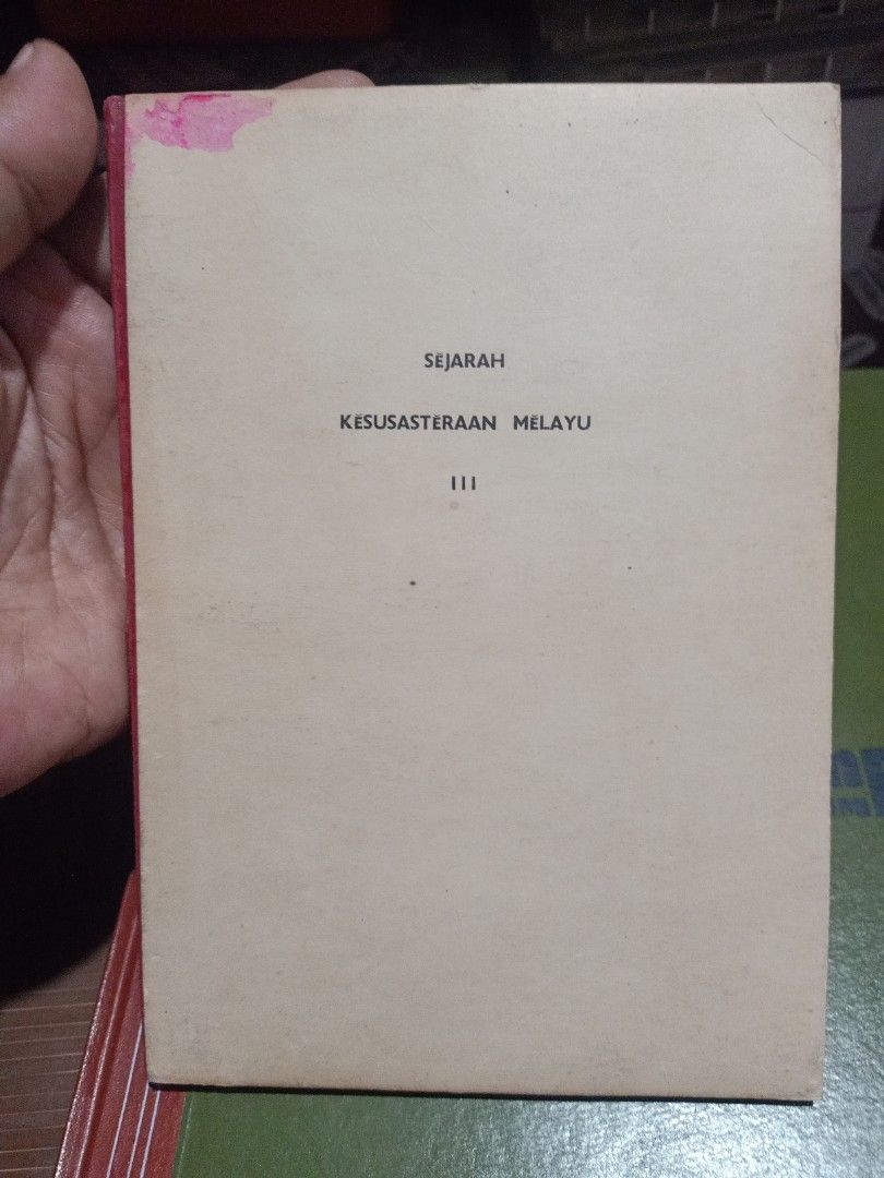 Buku Lama Sejarah Kesusateraan Melayu Iii 1958 Hobbies And Toys Books And Magazines Storybooks 5234