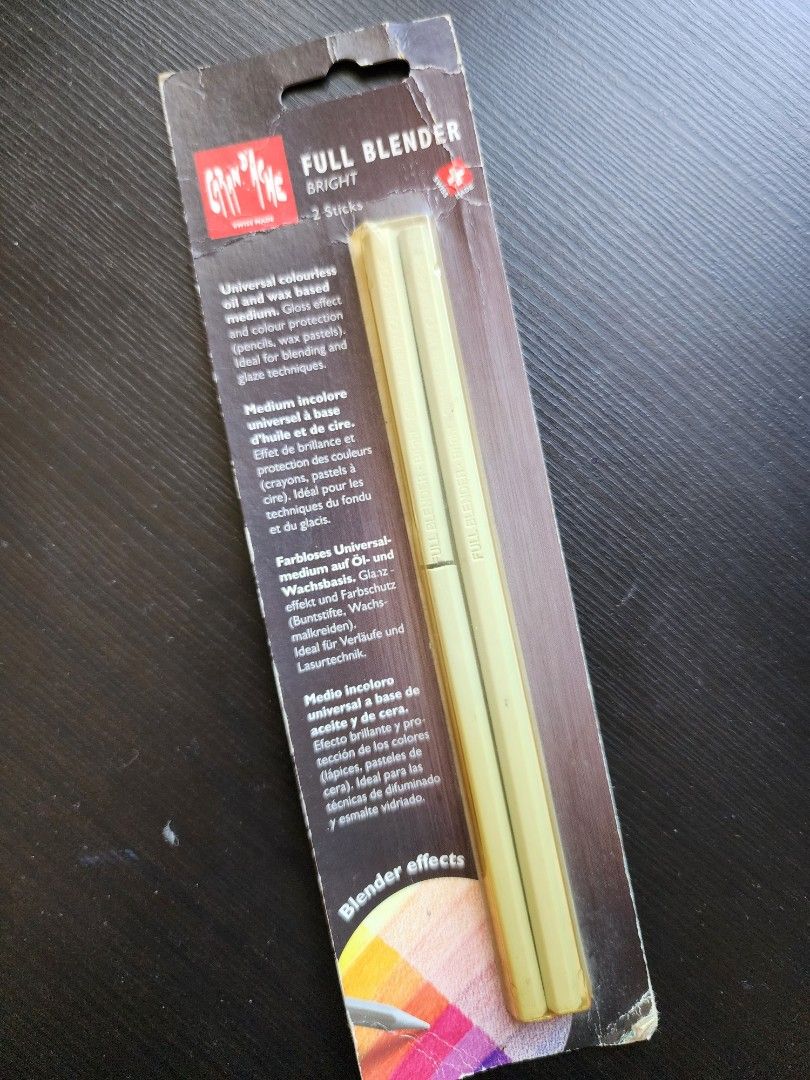Caran D'ache Full Blender Sticks for colored pencils blending on Carousell