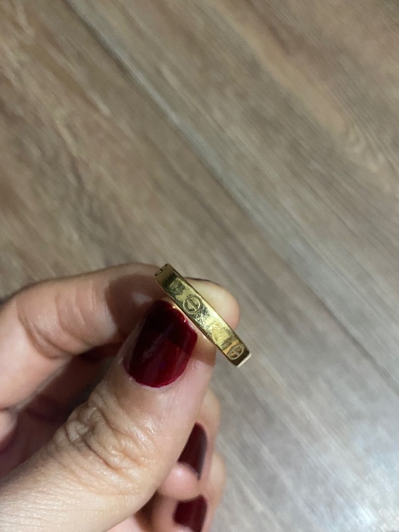 Cartier ring markings shop