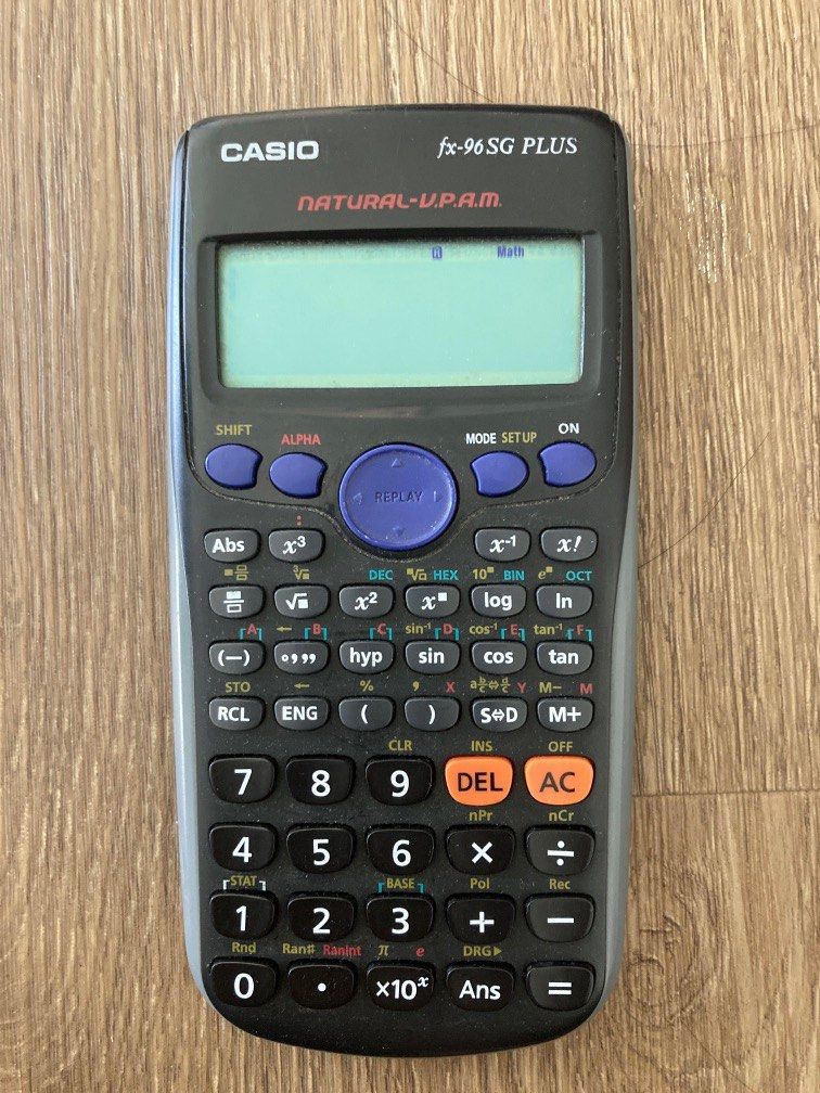 Casio scientific calculator fx 96sg plus on sale