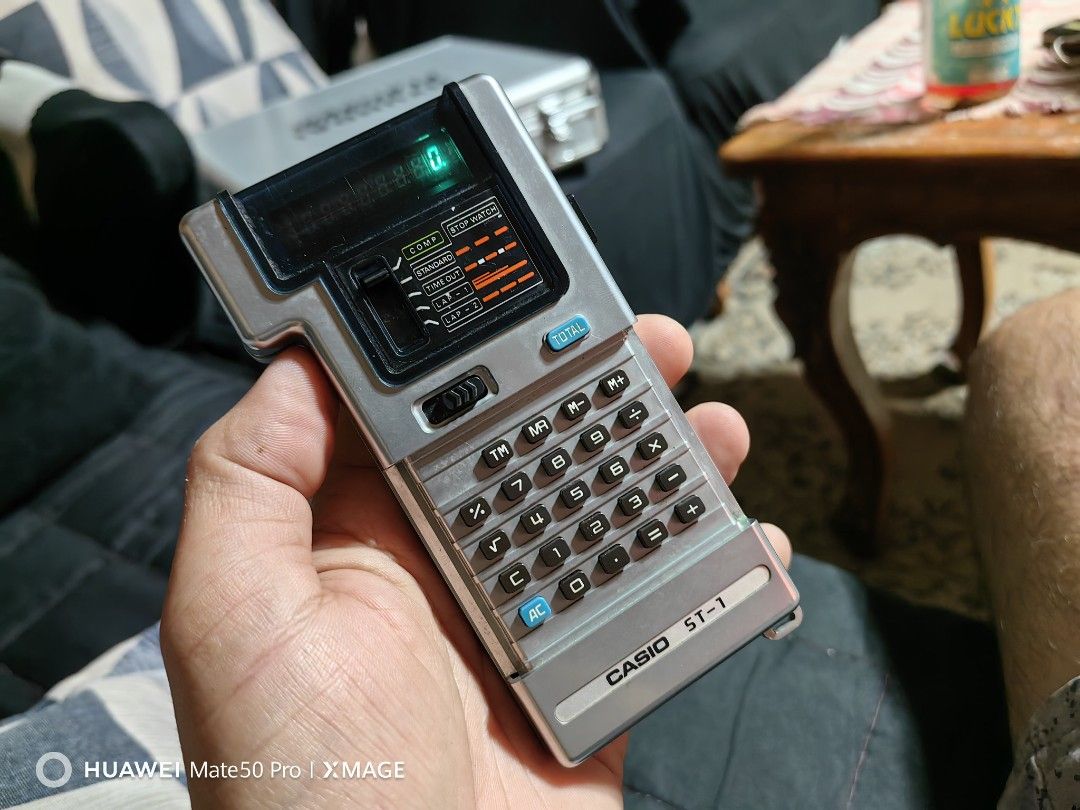 Casio Vintage stopwatch calculator, Computers & Tech, Office & Business