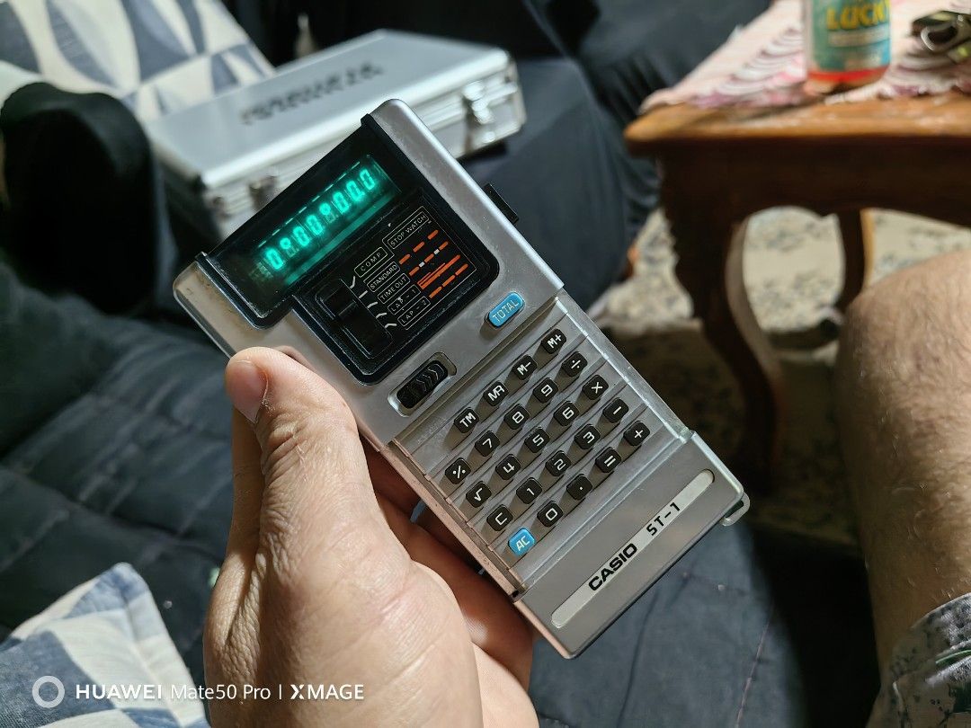 Casio Vintage stopwatch calculator, Computers & Tech, Office & Business