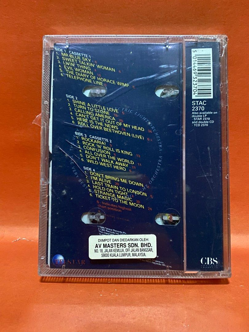 [Cassette] THE VERY BEST OF THE ELECTRIC LIGHT ORCHESTRA [1989
