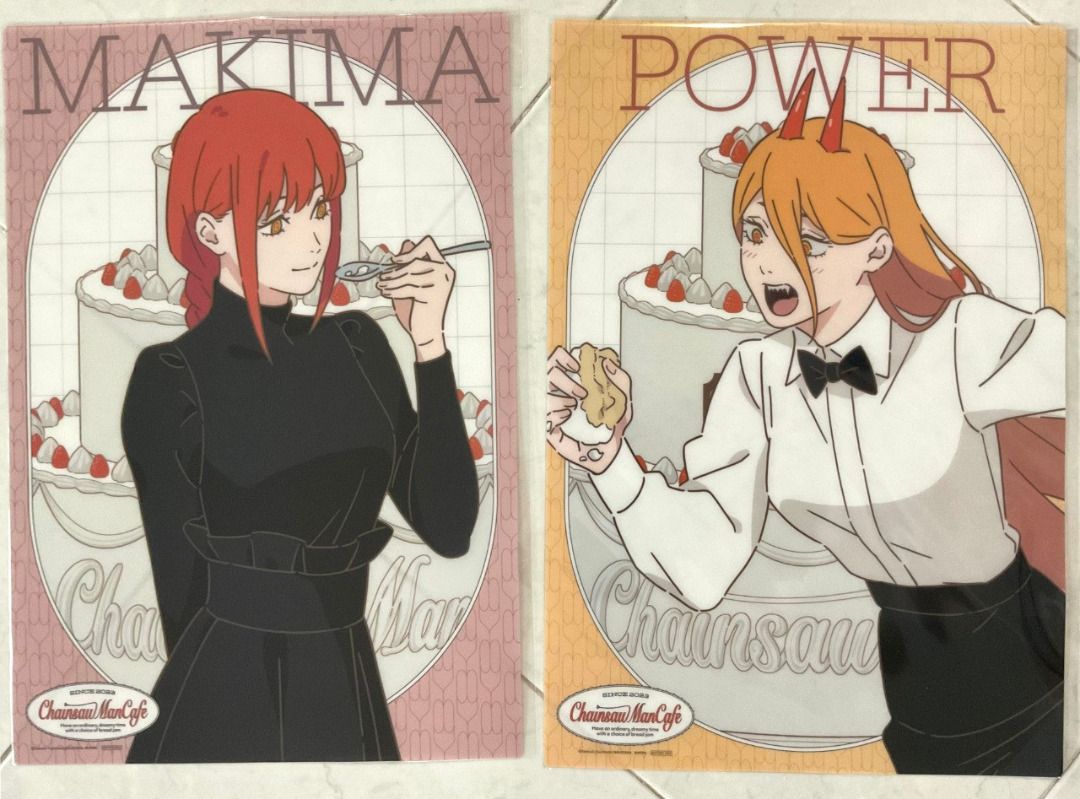 Chainsaw Man Cafe Power Placemat Poster, Hobbies & Toys, Memorabilia