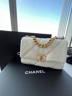 Chanel 19 shopping bag, Luxury, Bags & Wallets on Carousell