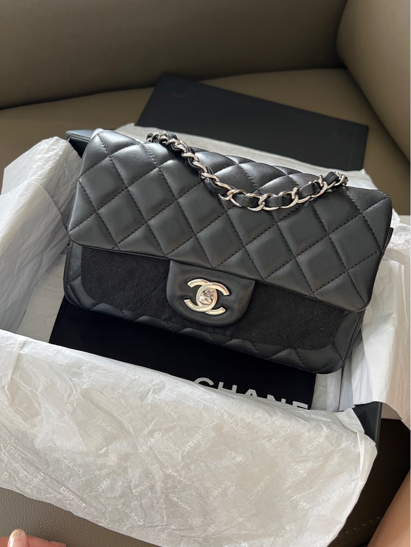 Mini Rectangle Channel Chanel Classic mini rectangular lamb skin, Luxury, Bags & Wallets on ...