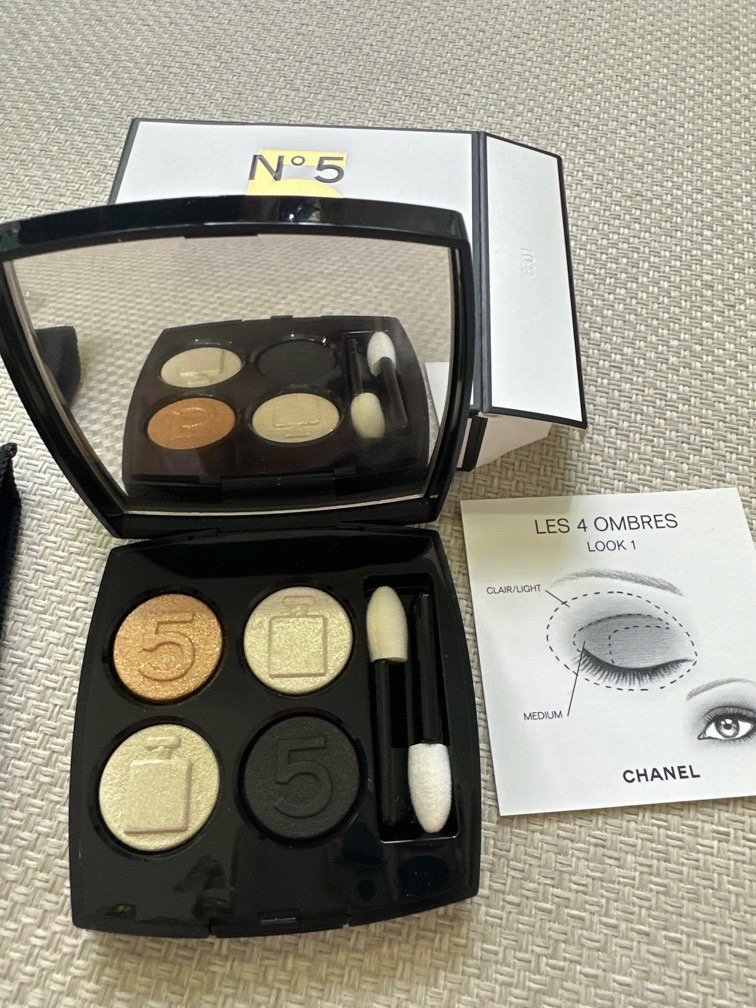 BNIB Limited Edition Chanel Les 4 Ombres Tweed Eyeshadow ( No:4 Tweed Brun  Et Rose ), Beauty & Personal Care, Face, Makeup on Carousell