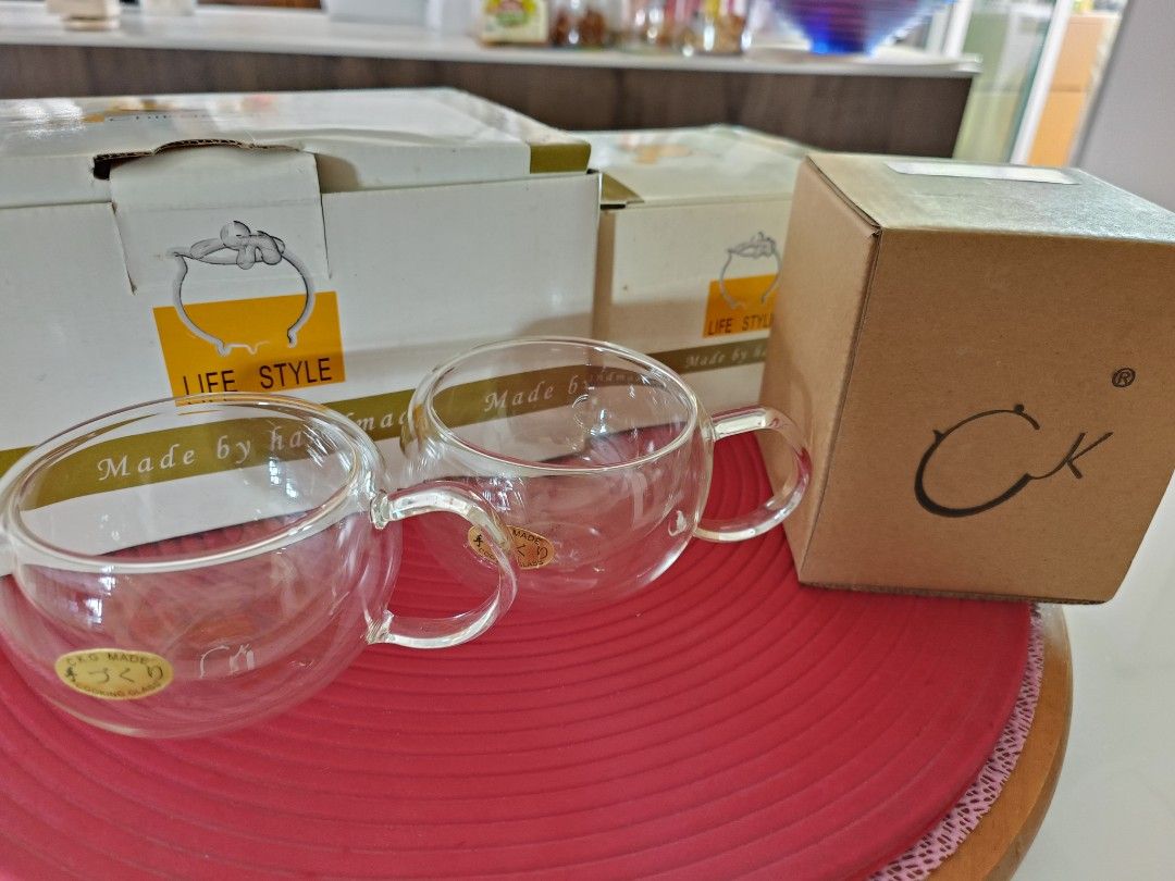 Chikao Glass Teapot Set, Furniture & Home Living, Kitchenware