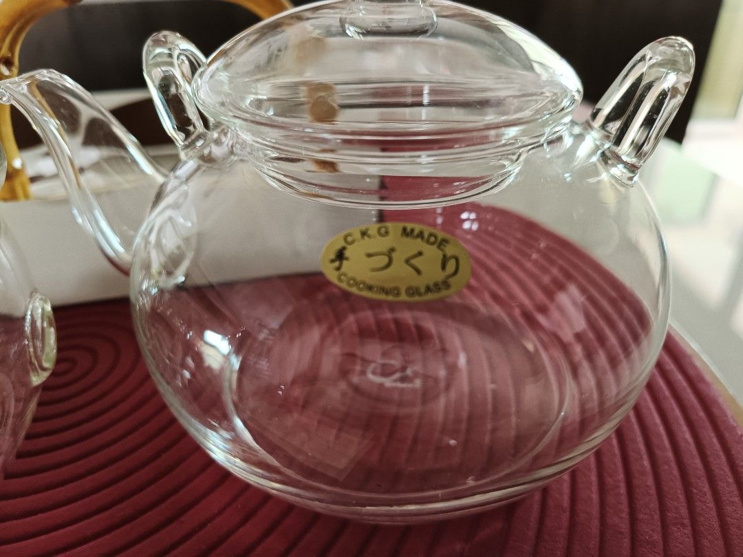 Chikao Glass Teapot Set, Furniture & Home Living, Kitchenware