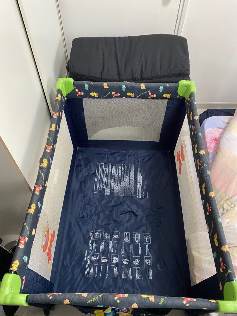 Childcare travel cot mattress Sesame Street, 兒童＆孕婦用品, 兒童傢具, 兒童傢具 嬰兒