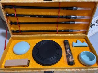 Large Chinese Calligraphy Set