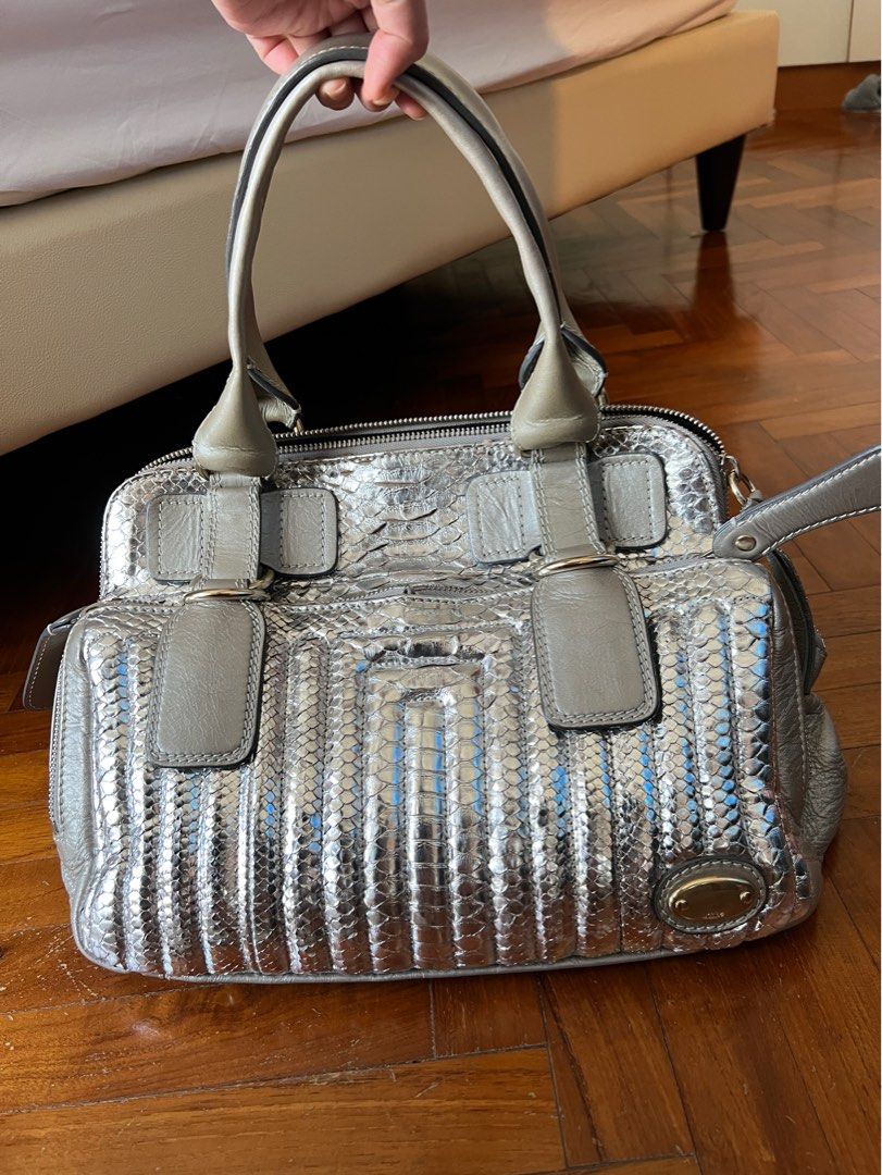 Chloe snakeskin clearance bag
