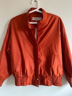 CHRISTIAN DIOR Bomber Jacket In Mandarin