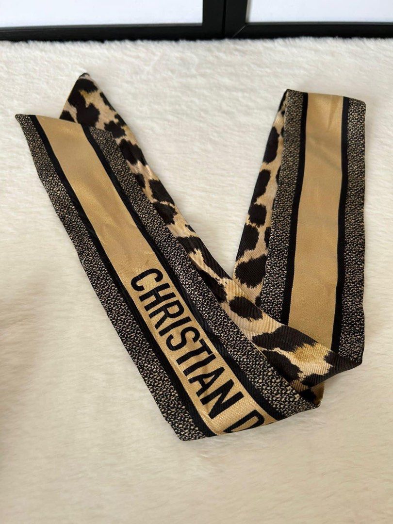 Christian Dior Mizza Mitzah Twilly (Category: Luxury Accessories) located in Manila. Submitted by bagislifeshop (Listing ID 1229452770, Image 2). Description: ▪️Christian Dior Mizza Mitzah Twilly▪️ ☑️Available in Pampanga ✅Condition: 8.5/10 ✅Material: 100% silk ✅Colour: Beige multicolor Mizza print ✅Inclusion: None .