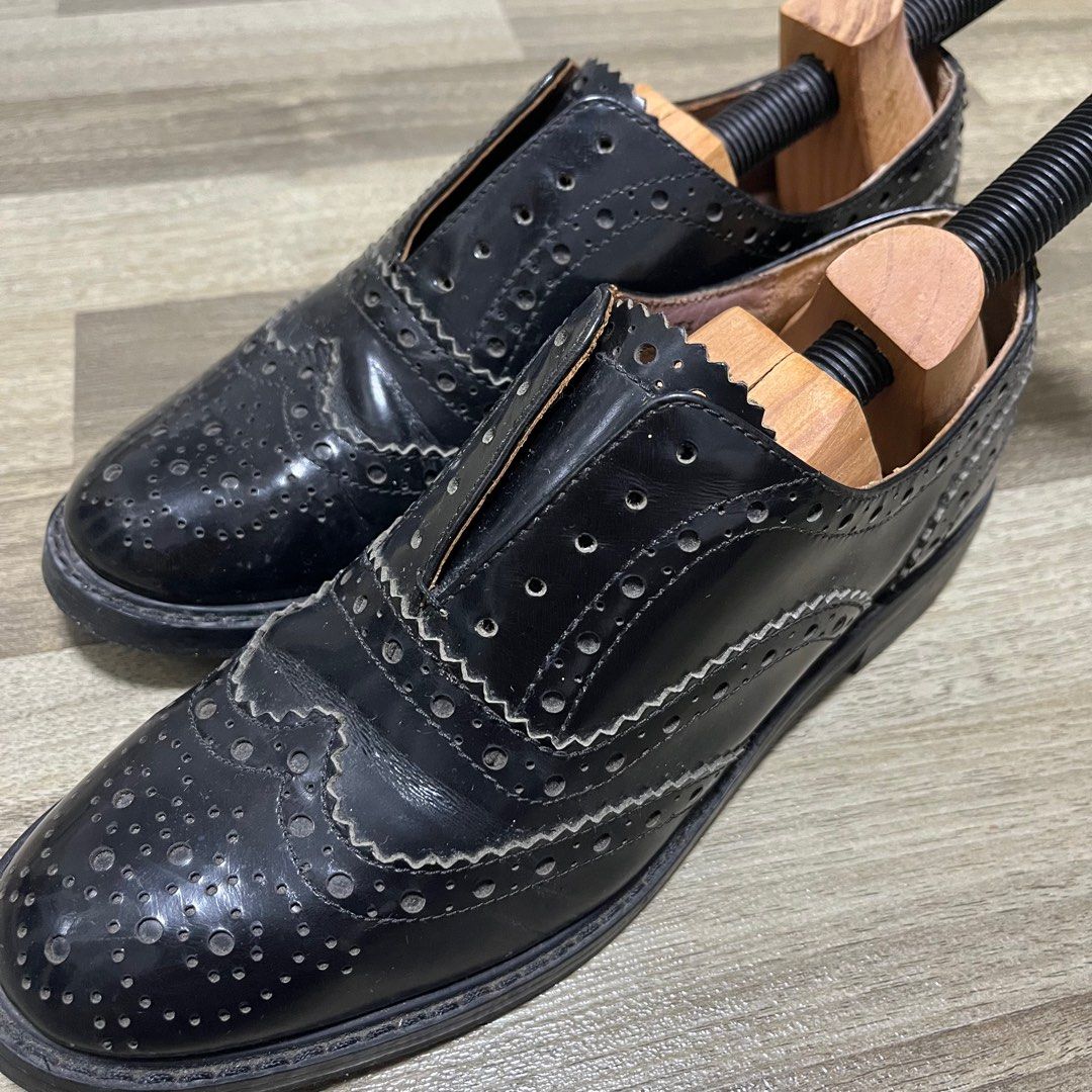 Church's black hotsell brogues
