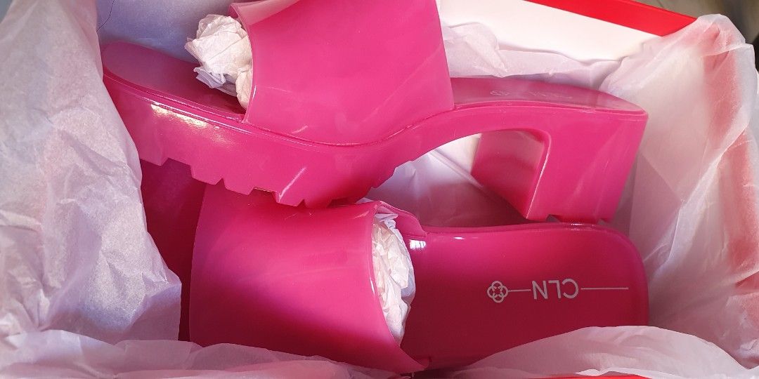 CLN Reny Fuschia Block Heels (Category: Heels) located in Quezon City. Submitted by audreyoh (Listing ID 1229517509, Image 3). Description: For the Barbie Girls living in a Barbie world 🎀 Great for short skirts and doll dresses and everything in between! Has minor scratches from storage, not noticeable when worn. Comes with box. Shipping via Grab or Lalamove, to be shouldered by buyer..
