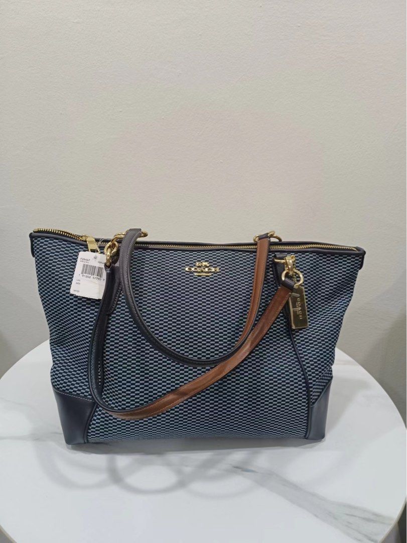 Coach legacy jacquard ava tote discount