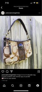 Coach shoulder bag