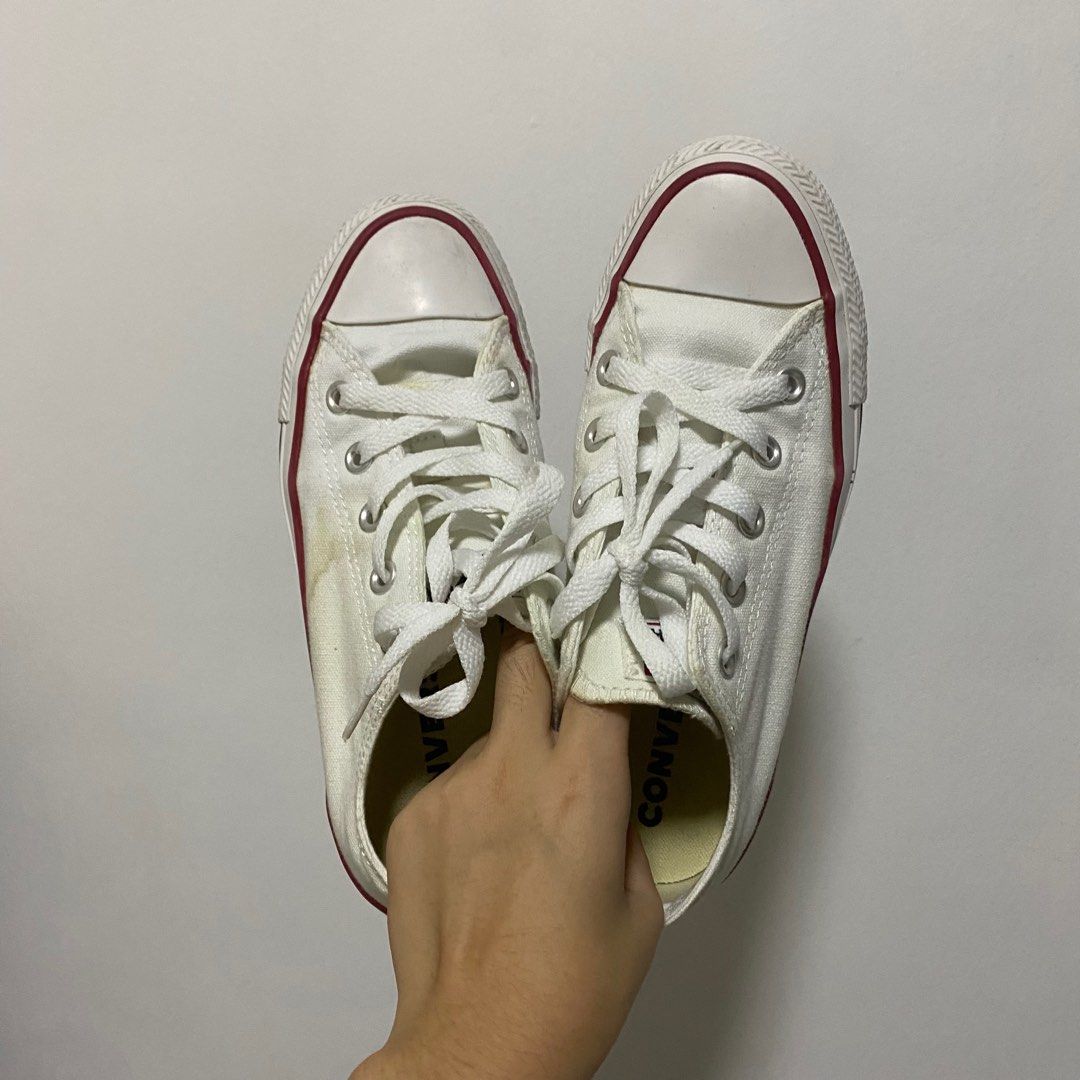 Converse dirty white low cut store
