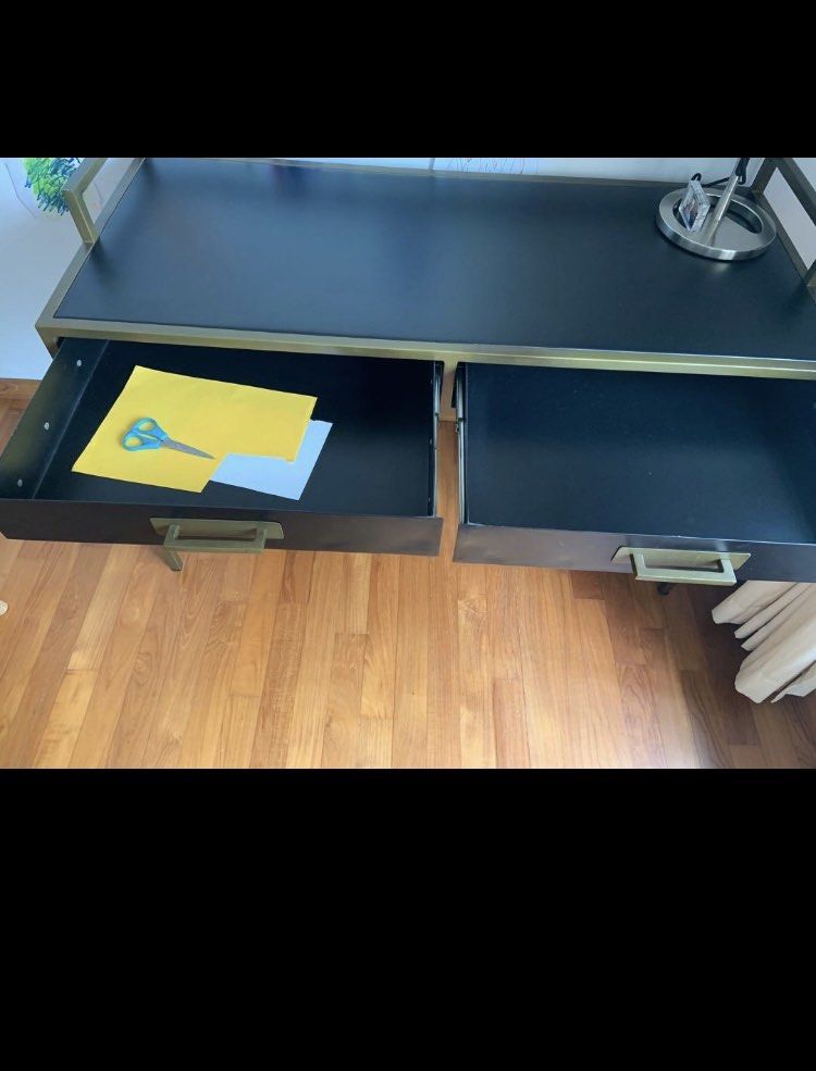 Crate and Barrel Desk, Furniture & Home Living, Furniture, Tables