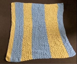 Crochet throw blanket
