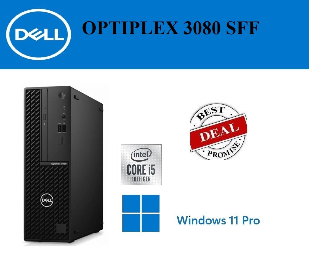 Dell Optiplex 3080 Sff Small Form Factor Desktop Pc I5 10400256gb Ssd