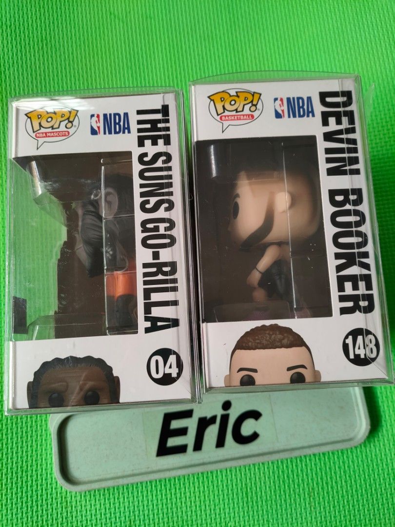 Devin Booker Phoenix Suns Gorilla Funko Pop (Category: Designer & Blind Box Toys) located in Quezon City. Submitted by allije (Listing ID 1229454888, Image 2). Description: BRAND NEW, ORIGINAL 1800 for both Devin Booker Valley Jersey 148 (with plastic) Suns Gorilla 04 300 downpayment needed if COD/COP SM North/Nova/Fairview Mindanao Ave/Congressional Ave Grab/LBC ready Check FB profile for transactions Carousell: ALLIJE.
