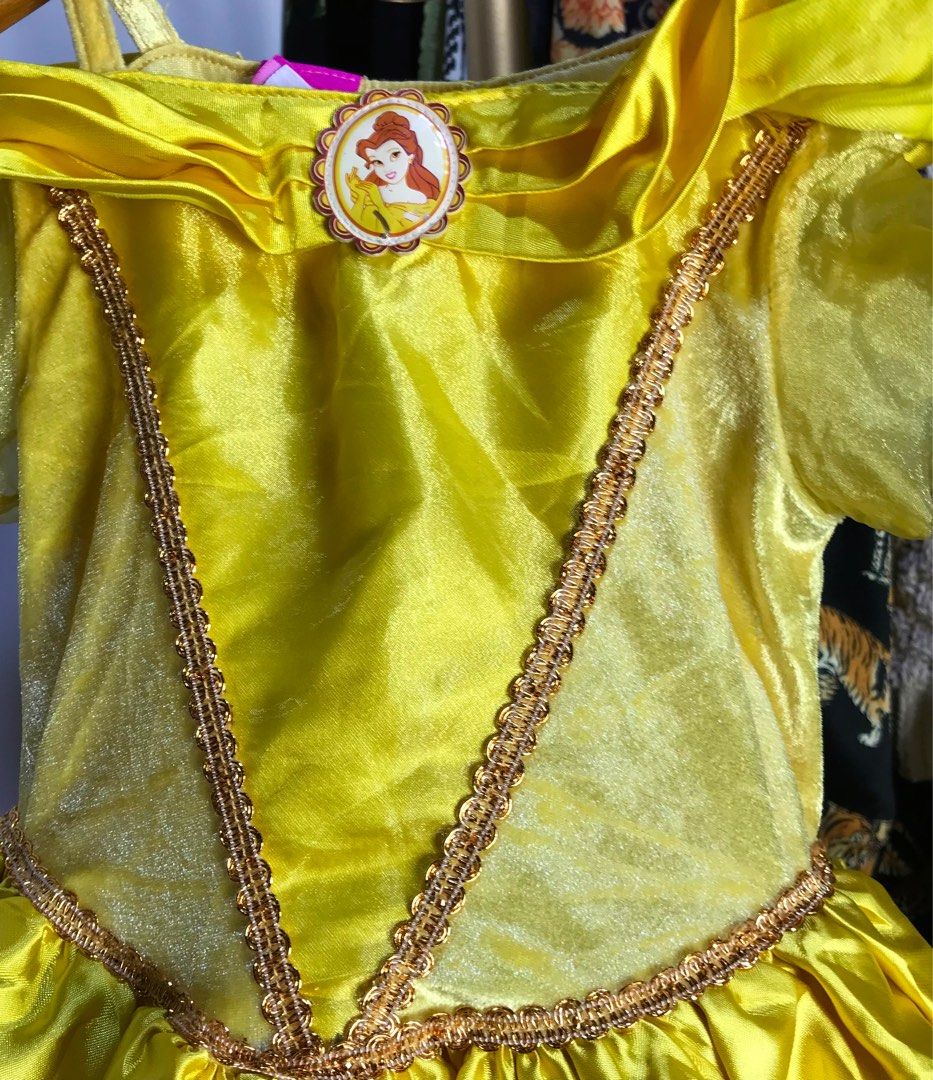 Disney belle Princess dress (Category: Babies & Kids Fashion) located in Paranaque City. Submitted by famsale2016 (Listing ID 1229529345, Image 3). Description: Original Disney belle dress. Worn once. 3T on tag. Like New. Stored..
