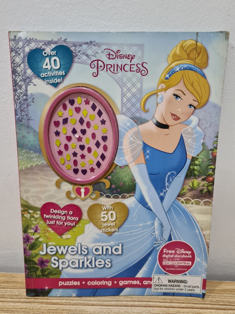 Disney Princess Activity Book, Hobbies & Toys, Books & Magazines,  Children's Books on Carousell