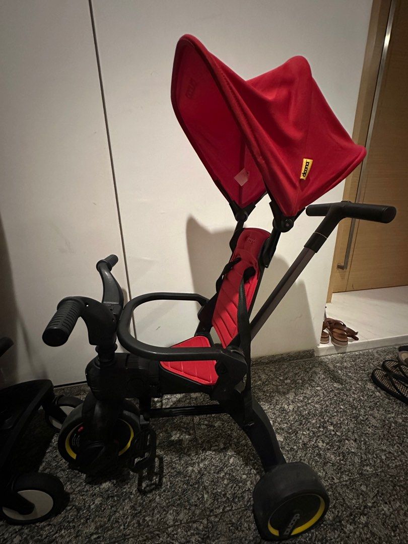 Doona Liki trike flame red, Babies & Kids, Going Out, Strollers on Carousell