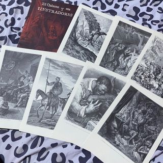 The Illustrations of Don Quijote de la Mancha Composed by Don Miguel de Cervantes Saavedra 