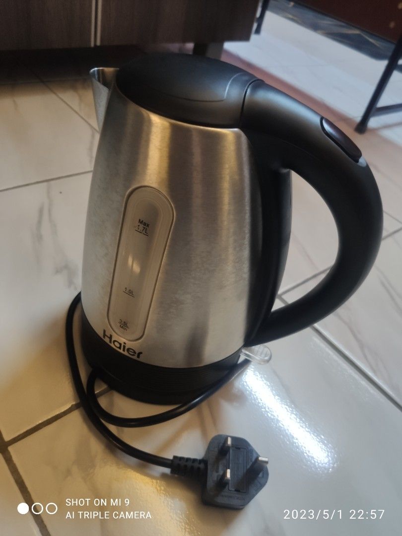Electric Jug Kettle Haier, TV & Home Appliances, Kitchen Appliances