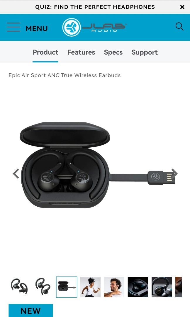 JLab Epic Air Sport ANC Manual Pairing Troubleshooting, 52 OFF