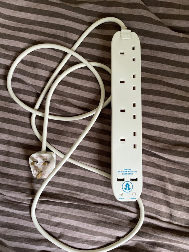 Extension Cord, TV & Home Appliances, Electrical, Adaptors & Sockets on Carousell