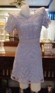 EYELET DRESS