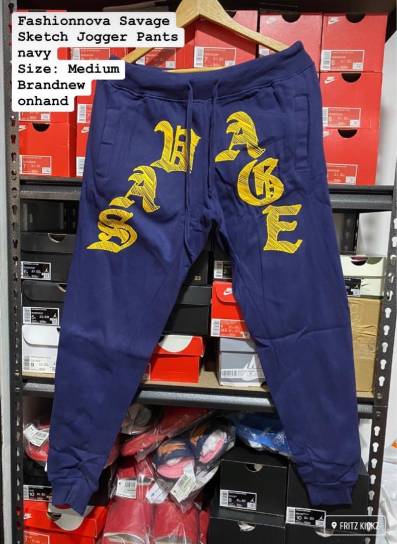Savage joggers fashion nova hot sale