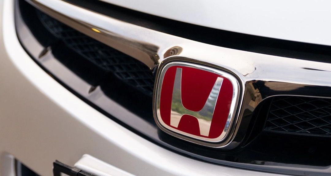 FD2R, Honda Civic Type R Red Emblem, Red Honda Badge, FD2R Red Emblem ...