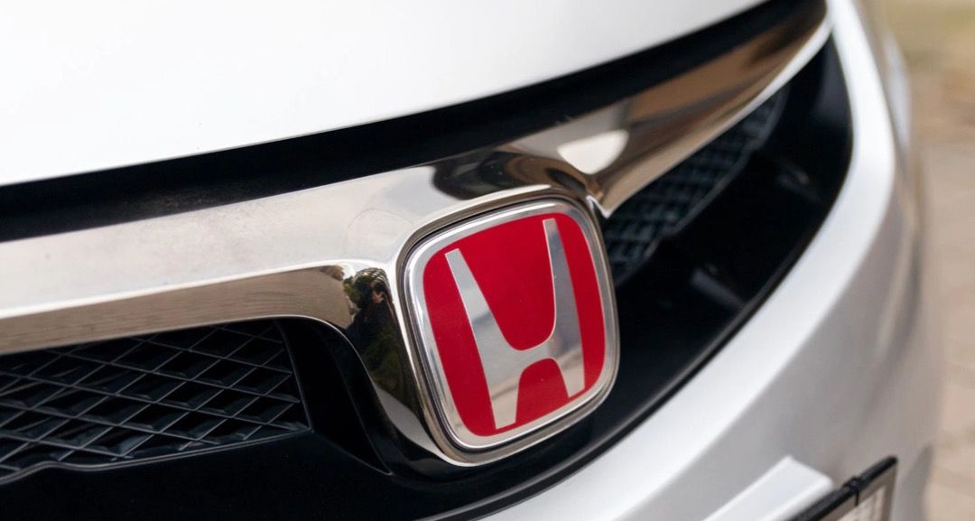 FD2R, Honda Civic Type R Red Emblem, Red Honda Badge, FD2R Red Emblem ...