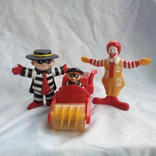 Figure Ronald & Hamburglar Mainan Mekdi Mcd Happy Meal Mc Donald