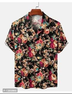 Flower Print Cotton Printed Shirt For Men

Size: 
S
M
L
XL
2XL

 Color:  Multicoloured

 Fabric:  Cotton

 Type:  Short Sleeves

 Style:  Printed

 Design Type